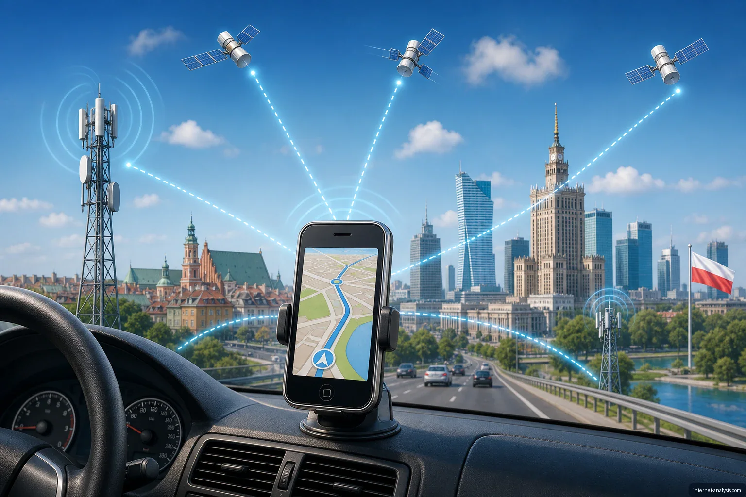 How Mobile Networks Made Early Smartphone Navigation More Practical