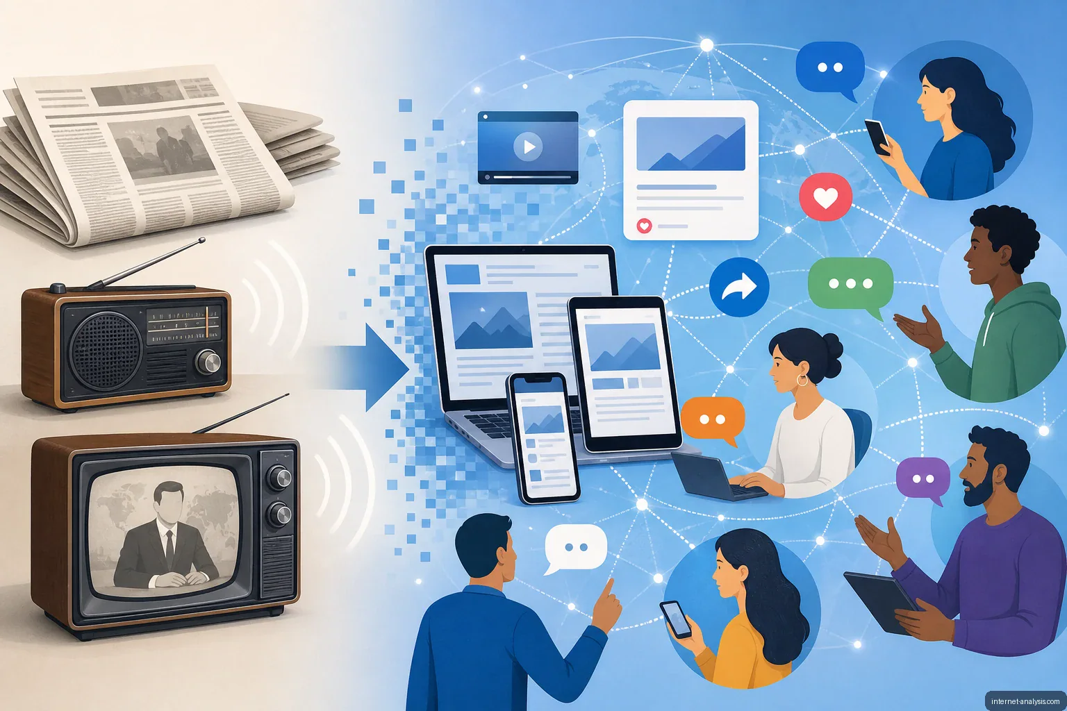 How the Internet Transformed Mass Communication
